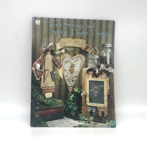 Vintage Arts and Crafts Book, Patterns and Instructions 1997 Heart Strings